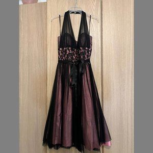 A-Line Halter Party Dress